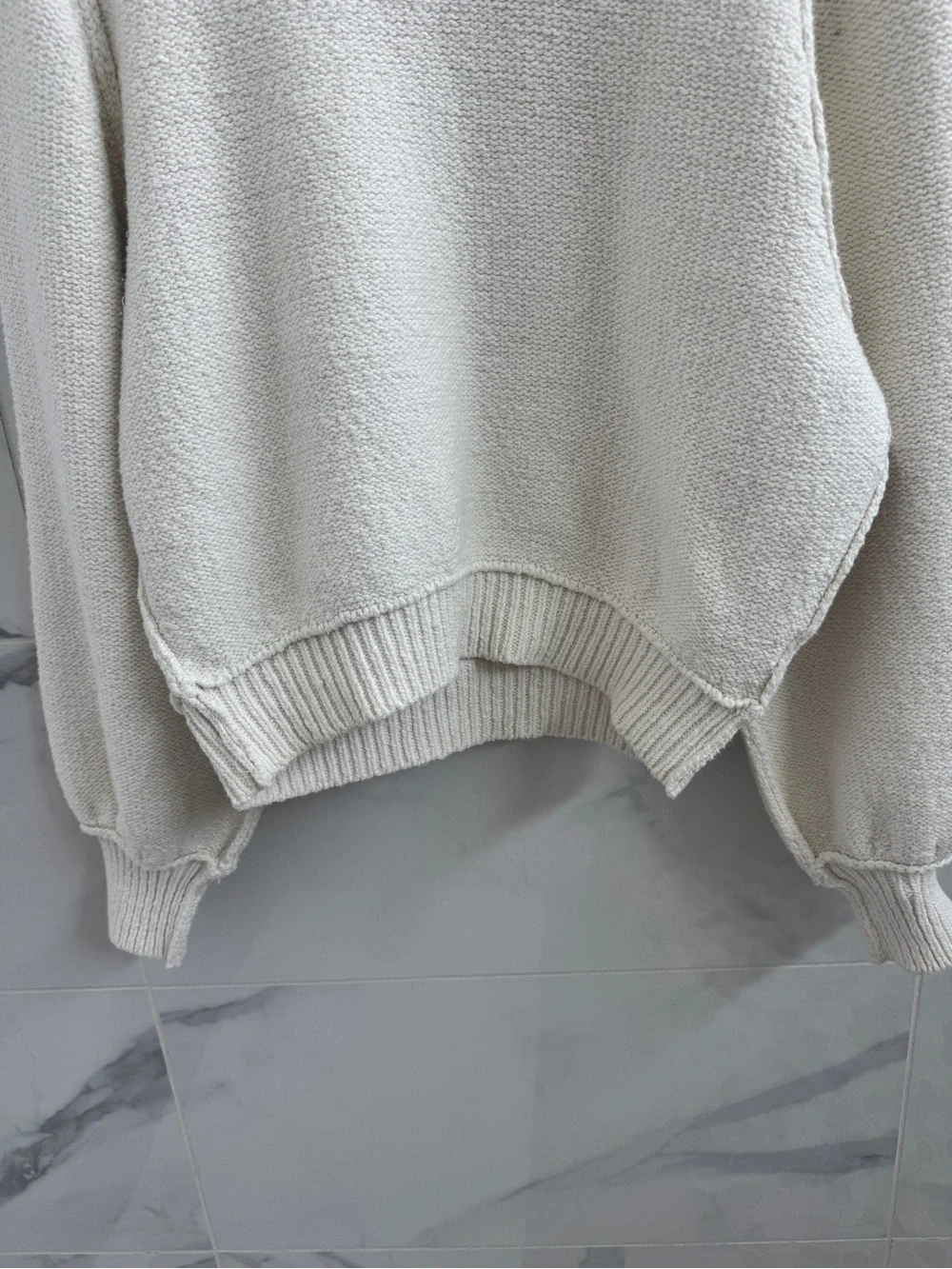 Free People Riley pull over sweater in creamy white - medium - perfect condition